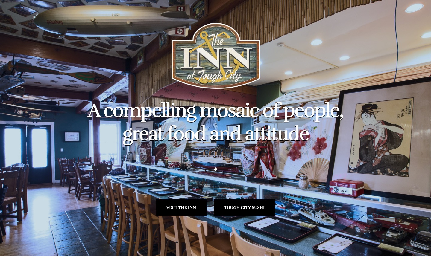 The current homepage